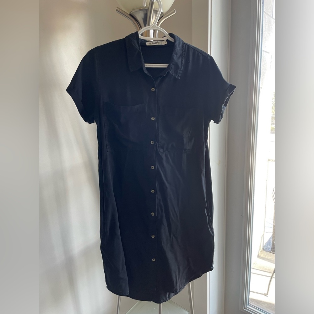 Simons - Buttoned Dress - Black - Size S